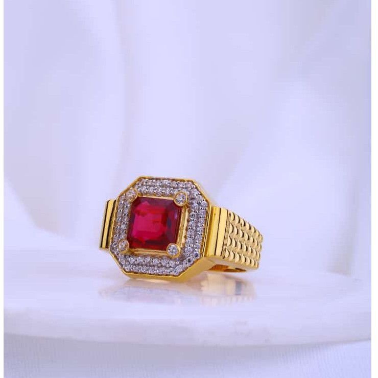 Buy quality 916 Gold Single Stone Couple Ring in Pune