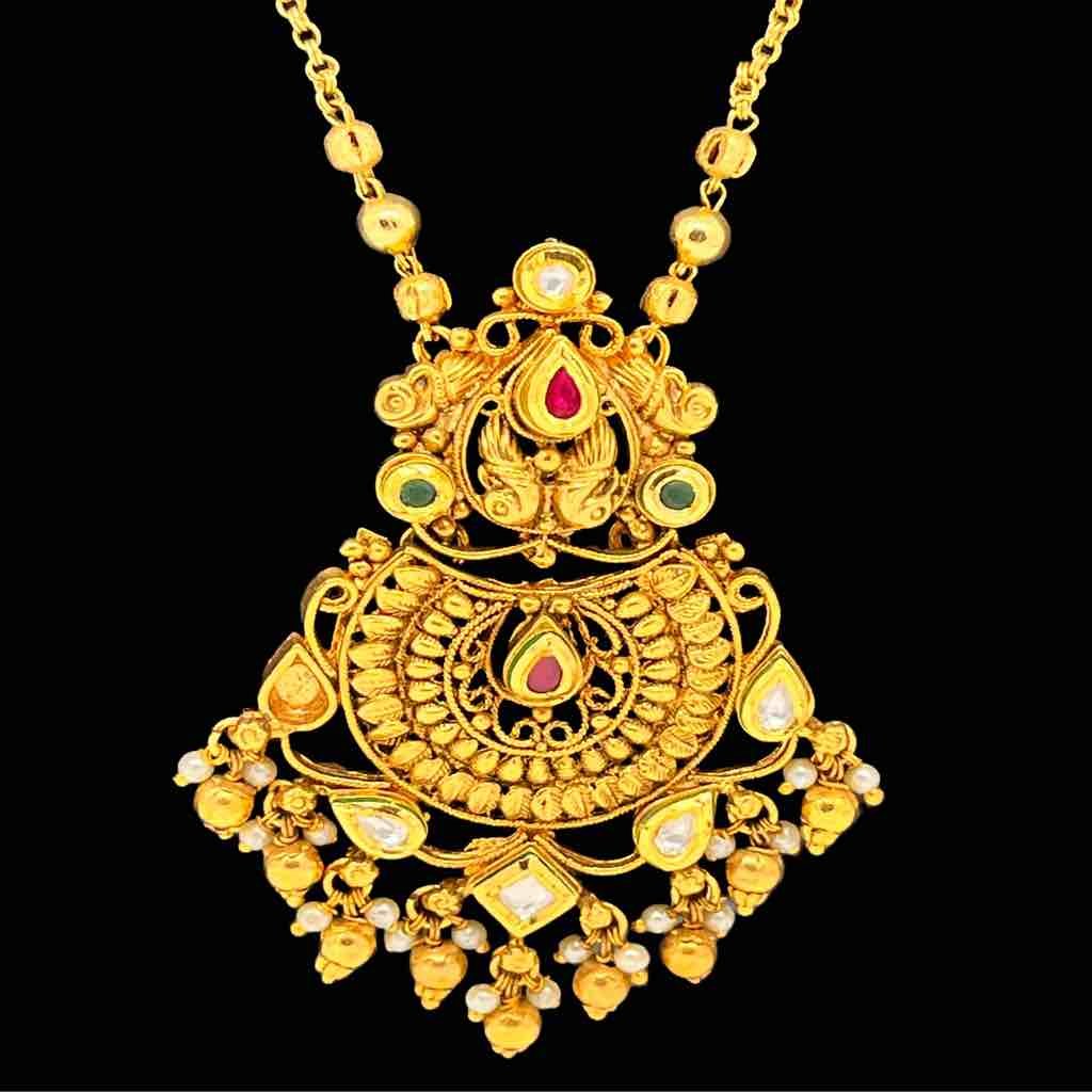 Sukkhi Gold Plated Golden Pearl Long Necklace Set for Women - Sukkhi.com