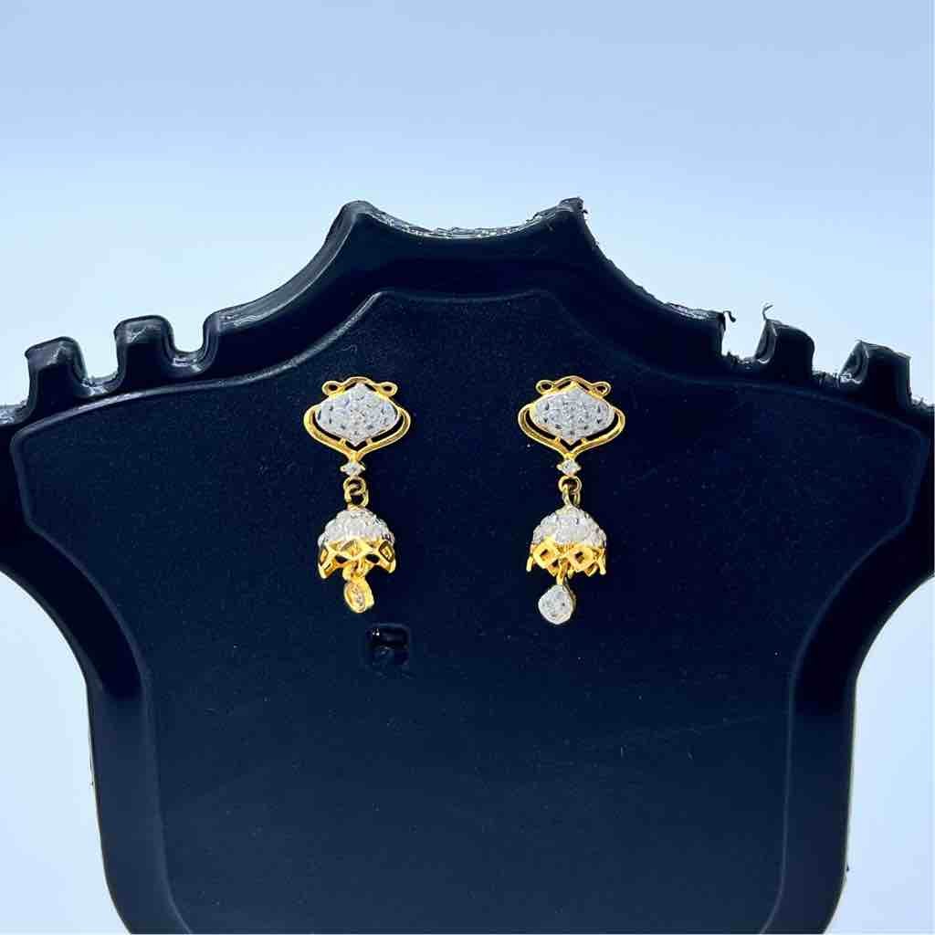 Buy quality 916 Gold Culcutti Design Earrings VG-E04 in Ahmedabad