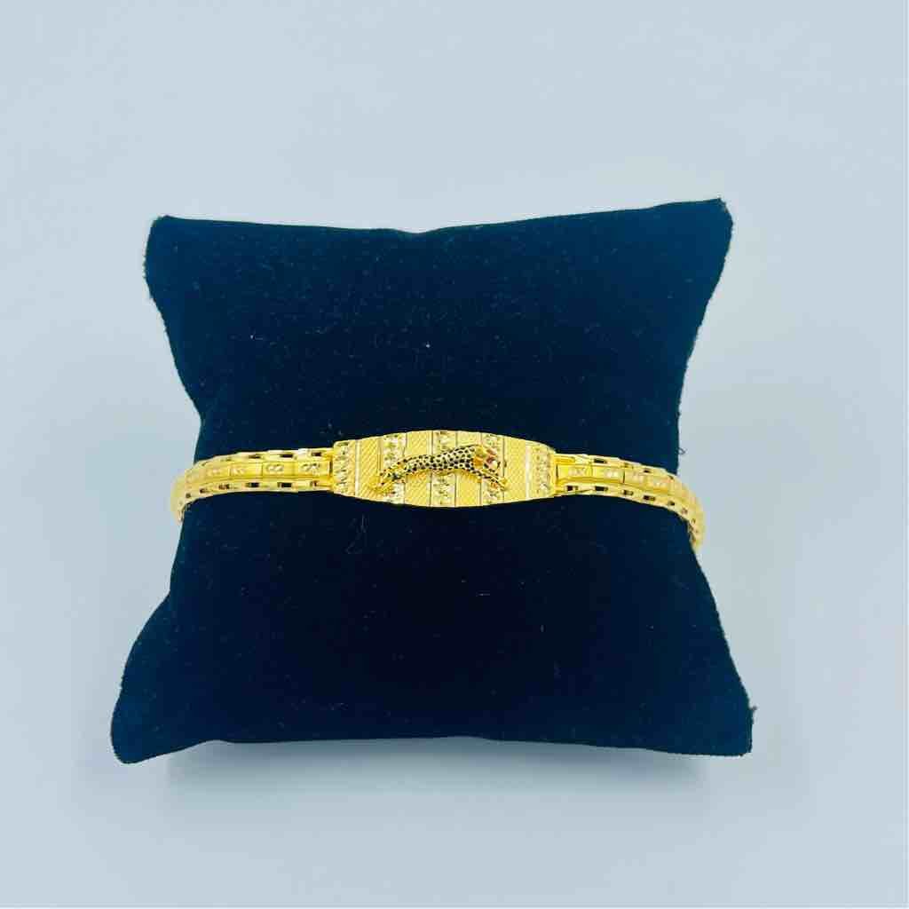 Panther jewelry Fashion luxury 18k gold plated Leopard bangle and ring set  zircon women girl wedding bridal jewelry bracelet - AliExpress